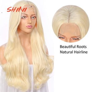 SHINE 613 Blonde Lace Front Wig Body Wave Lace Wig For Woman