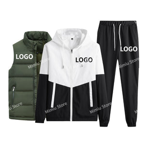 Streetwear LOGO Men 3 Piece Sets