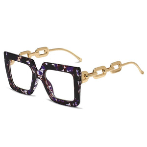 New Women Fashion Anti Blue Light Oversized Frame Women Glasses