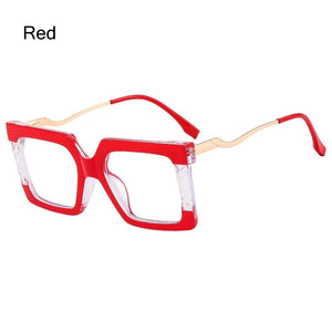 New Fashion Square Eyeglasses Optical Anti-blue Glasses Sunglasses