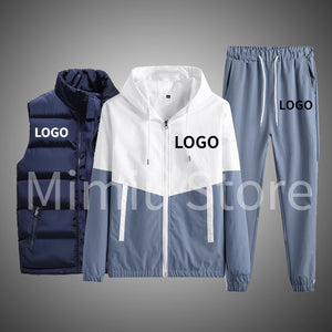 Streetwear LOGO Men 3 Piece Sets