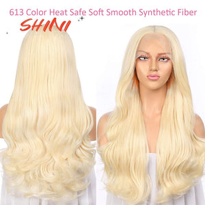 SHINE 613 Blonde Lace Front Wig Body Wave Lace Wig For Woman