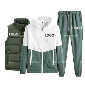 Streetwear LOGO Men 3 Piece Sets