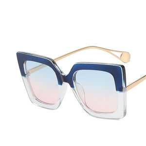 New Fashion Square Eyeglasses Optical Anti-blue Glasses Sunglasses