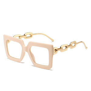 New Women Fashion Anti Blue Light Oversized Frame Women Glasses