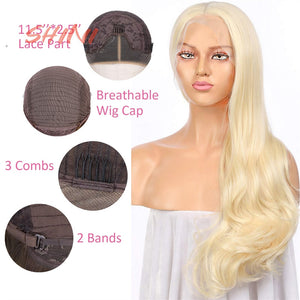 SHINE 613 Blonde Lace Front Wig Body Wave Lace Wig For Woman