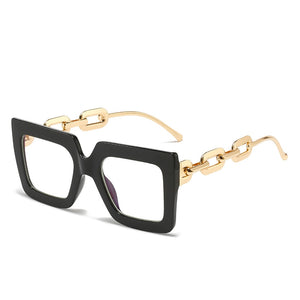 New Women Fashion Anti Blue Light Oversized Frame Women Glasses