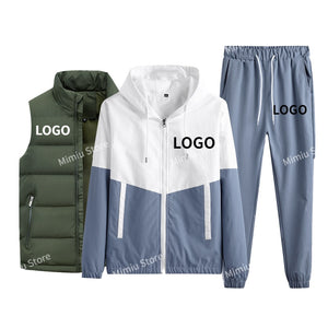 Streetwear LOGO Men 3 Piece Sets