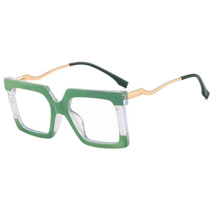 New Fashion Square Eyeglasses Optical Anti-blue Glasses Sunglasses