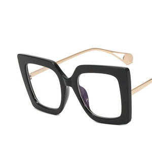 New Fashion Square Eyeglasses Optical Anti-blue Glasses Sunglasses