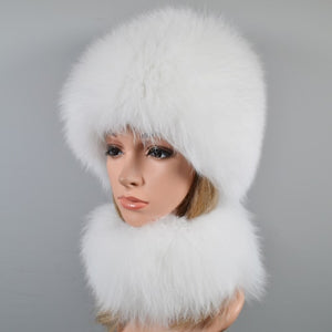 2021 Hot Sale Women Real Genuine Fox Fur Hat