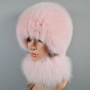 2021 Hot Sale Women Real Genuine Fox Fur Hat