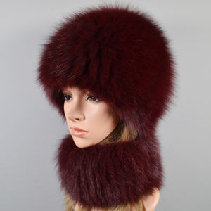 2021 Hot Sale Women Real Genuine Fox Fur Hat