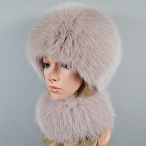 2021 Hot Sale Women Real Genuine Fox Fur Hat