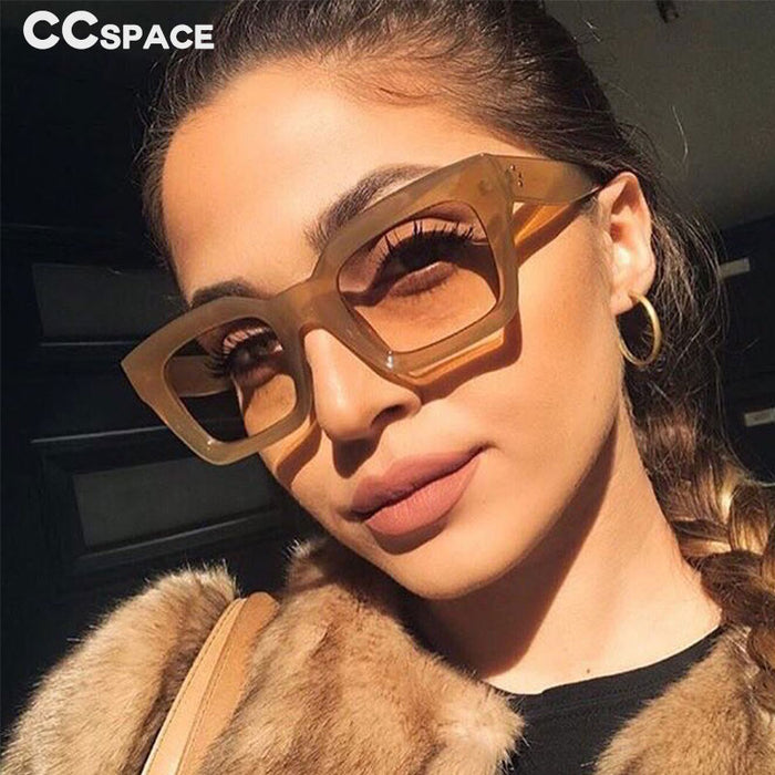 Retro Square Cat Eye Sunglasses