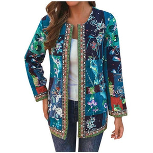 Women Floral Print Long Sleeve