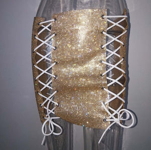 Bonnie Forest Glitter Metal Club wears
