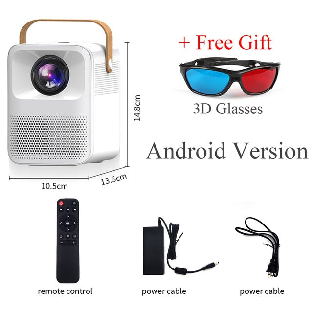 CRENOVA Portable Projector ET30S 1080P Full HD