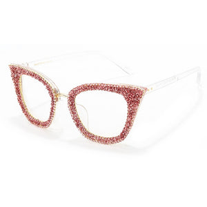 Diamond Cat Eye Glasses Frame