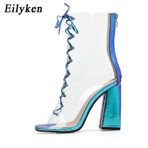 Gladiator sandals with laces