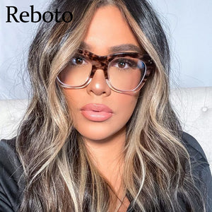 Fashion Leopard Eyeglasses Frames For Women