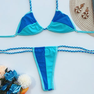 Micro thong bikini set