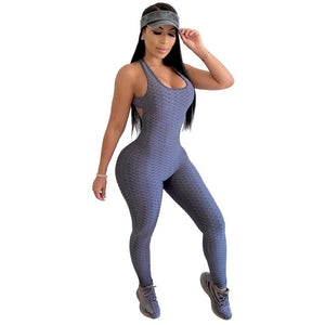 Solid Pattern Bodysuit Skinny Ladies Outdoor Wears