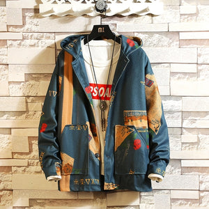 Jackets Men Casual Punk Print Style Design