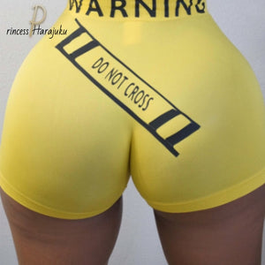 Print Sexy Slim Womens Short Pants