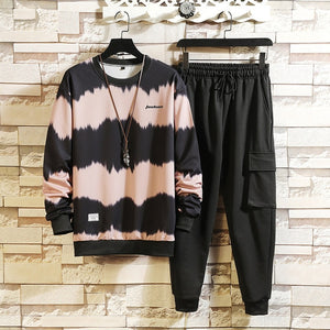 Autumn Spring Hoodies Casual Tracksuit