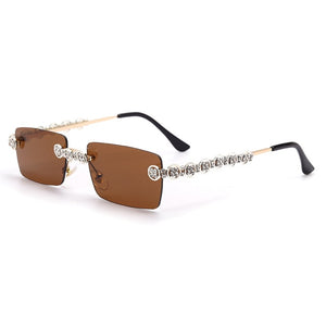 Crystal Vintage Rhinestone Glasses