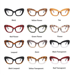 New Fashion Vintage Anti Blue Light Cat Eye Women Glasse