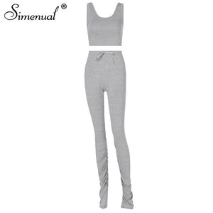 2 Piece Set Women Casual Sportswear