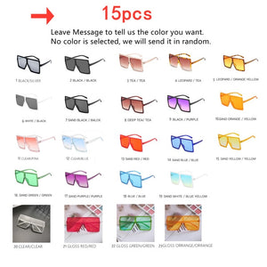 Vintage Big Square Sunglasses Women Top Quality