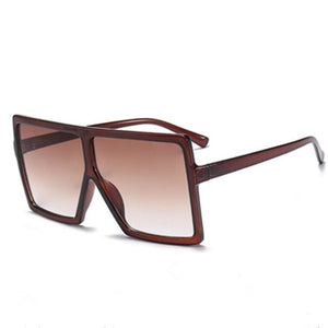 Vintage Big Square Sunglasses Women Top Quality