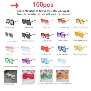 Vintage Big Square Sunglasses Women Top Quality