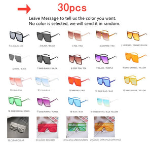 Vintage Big Square Sunglasses Women Top Quality