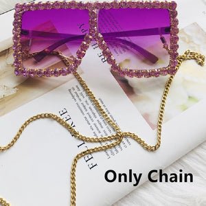 Vintage Big Square Sunglasses Women Top Quality