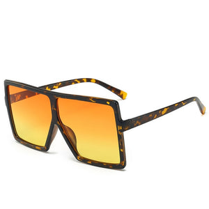 Vintage Big Square Sunglasses Women Top Quality