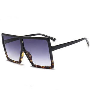 Vintage Big Square Sunglasses Women Top Quality