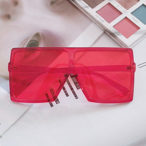 Vintage Big Square Sunglasses Women Top Quality