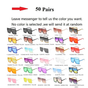 Piece Oversized Square Sunglasses For Women