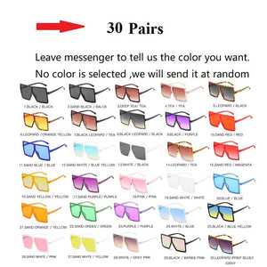 Piece Oversized Square Sunglasses For Women