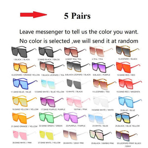 Piece Oversized Square Sunglasses For Women