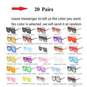 Piece Oversized Square Sunglasses For Women